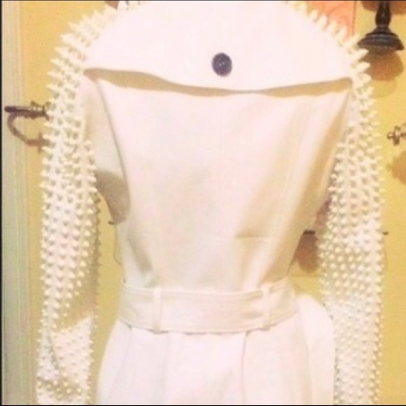 BURBERRY PRORSUM  🔱white studded trench 💋RARE 💋 - Picture 8 of 8
